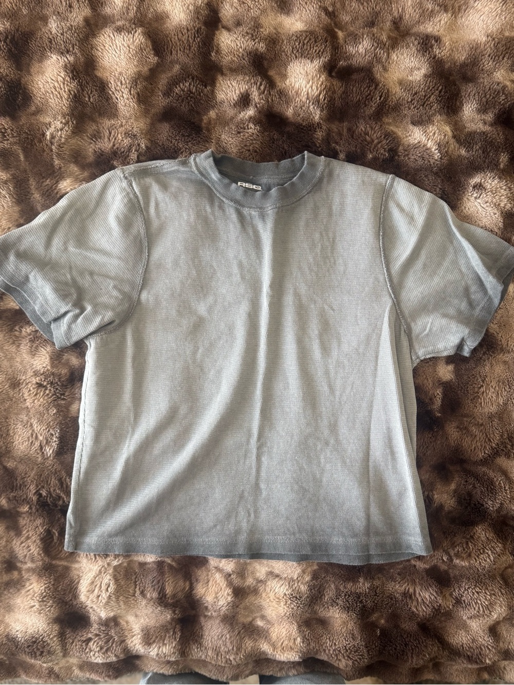 Light Blue Boxy Crewneck Tee
